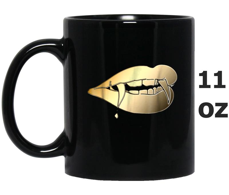 Vampire Lips Halloween Mug OZ