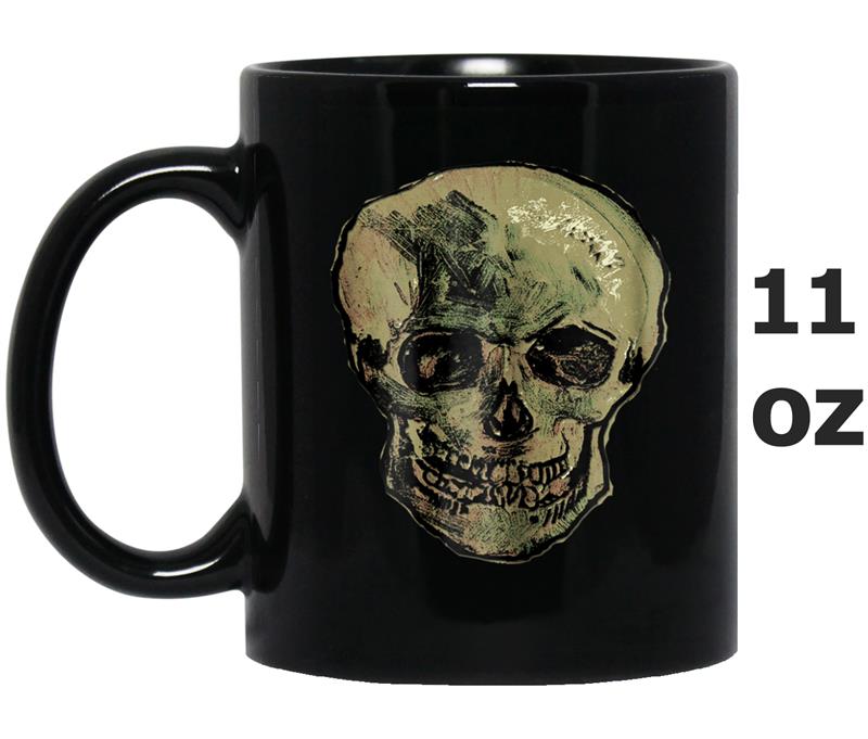 Van Gogh Skull Mug OZ