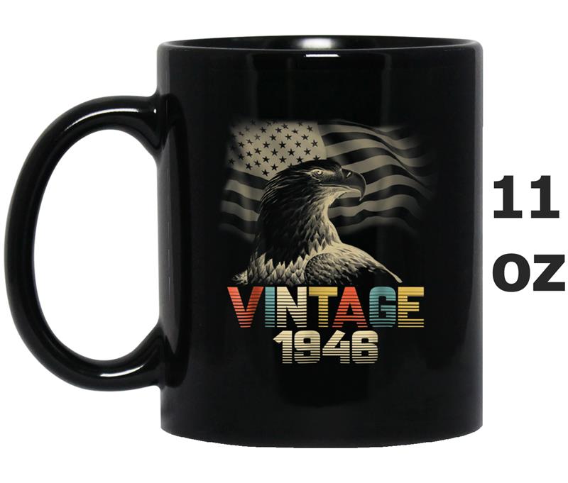 Vintage 1946- 72 Years Old 72nd Birthday 1940s Gift Mug OZ