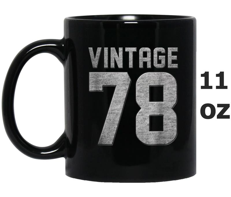 Vintage 1978  40 Years Old 40th Birthday Gift Mug OZ