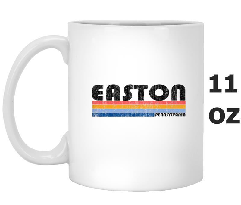 Vintage 1980s Style Easton PA Premium Mug OZ