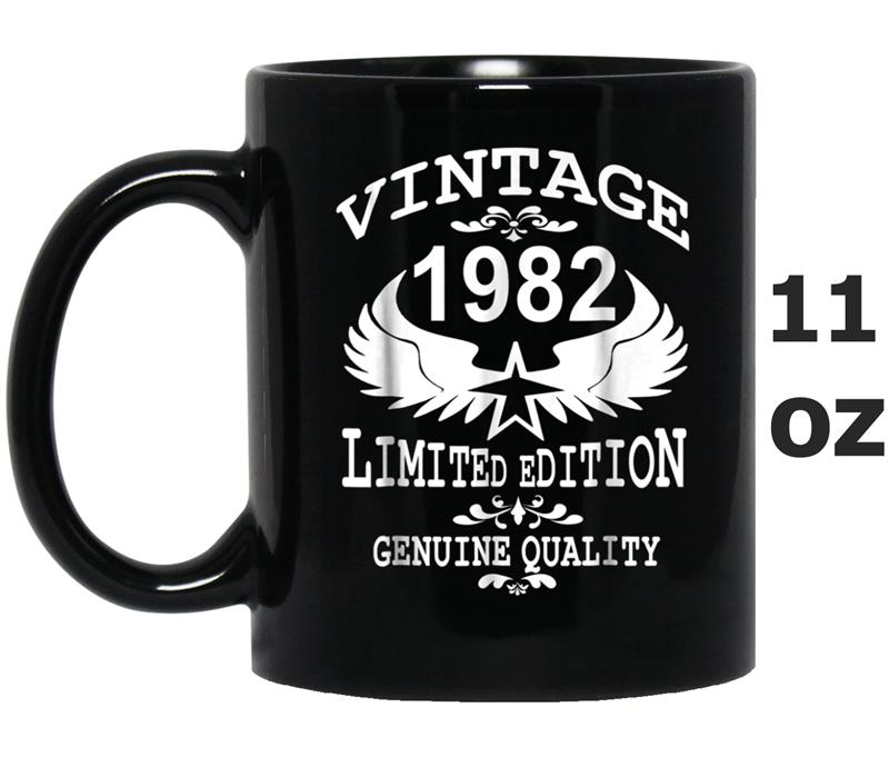 Vintage 1982 Years Limited Edition birthday gift Mug OZ