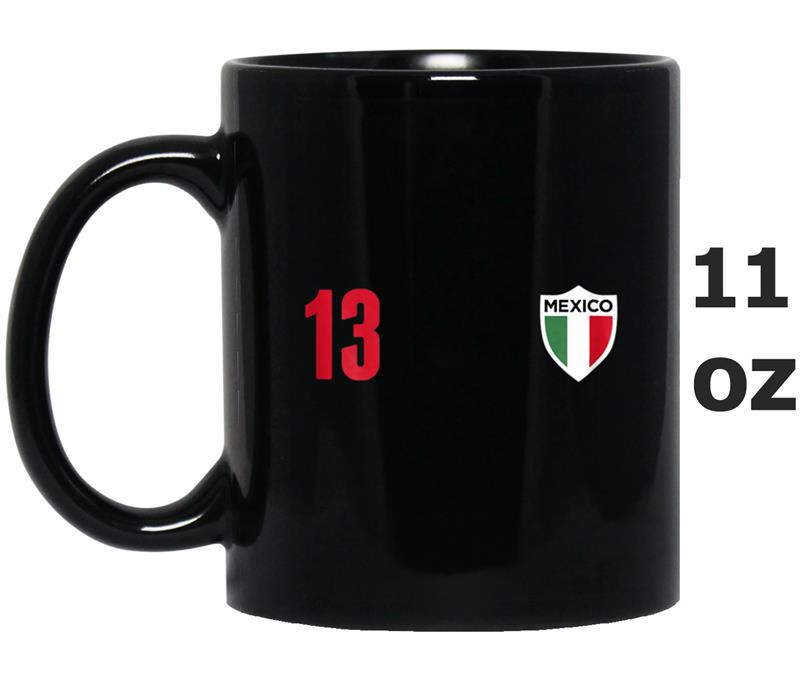 Vintage Mexico 13 Ochoa Futbol Soccer Jersey Mug OZ