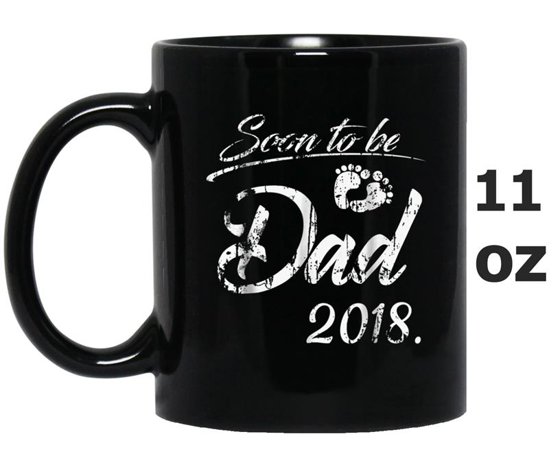 Vintage Soon To Be Dad 2018  Fathers Day Gifts Mug OZ