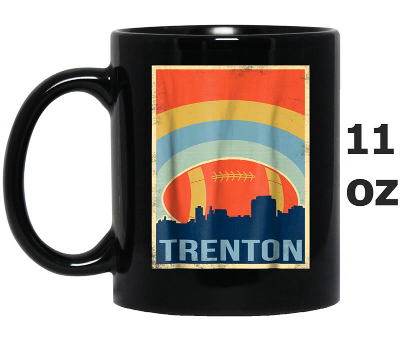 Vintage Trenton Football Rugby Mug OZ