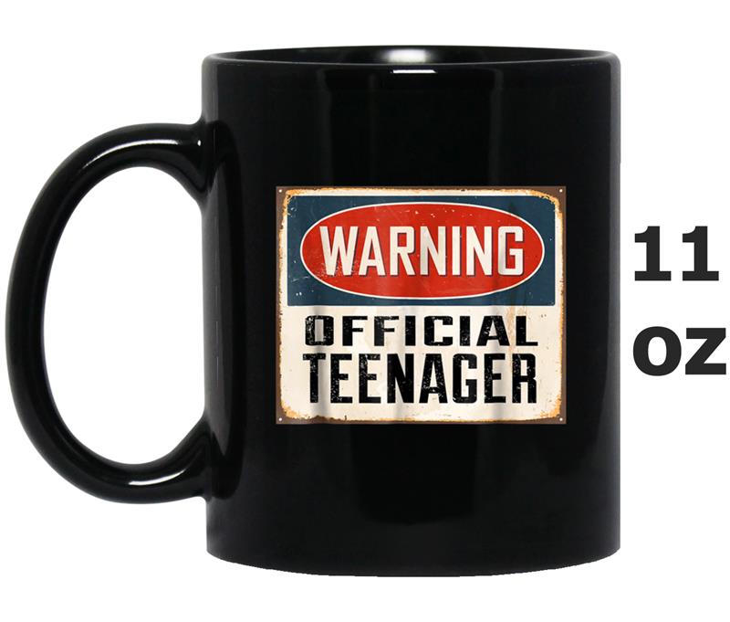 Warning Official Teenager  - 13th Birthday Gift Mug OZ