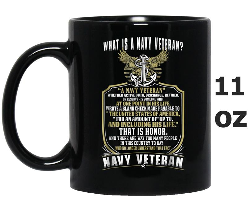 What is a Navy Veteran Mug OZ