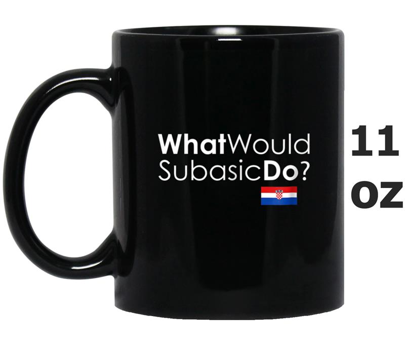 What Would Subasic Do Croatia Soccer Fans Jersey Mug OZ