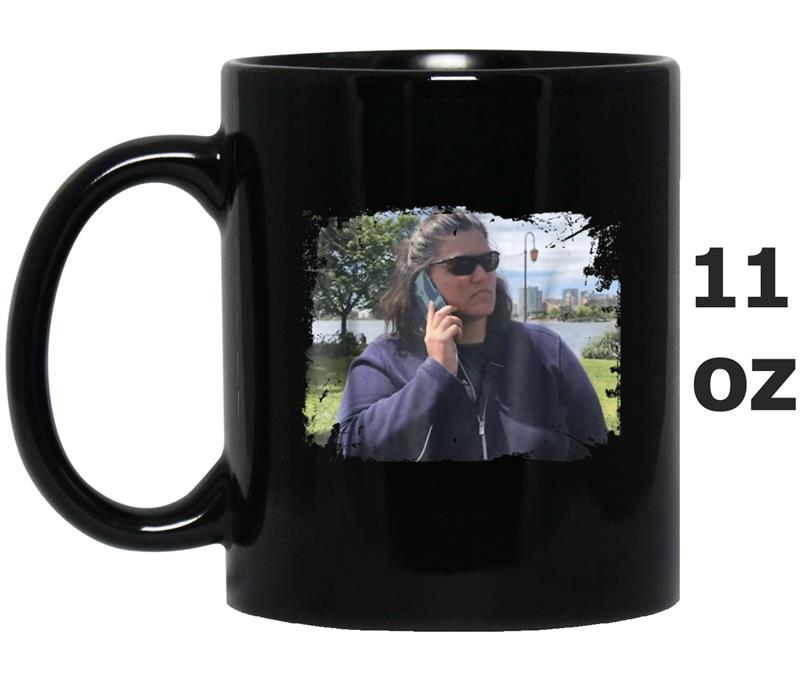 White Lady Calls Cops For Charcoal BBQ Black Mug OZ