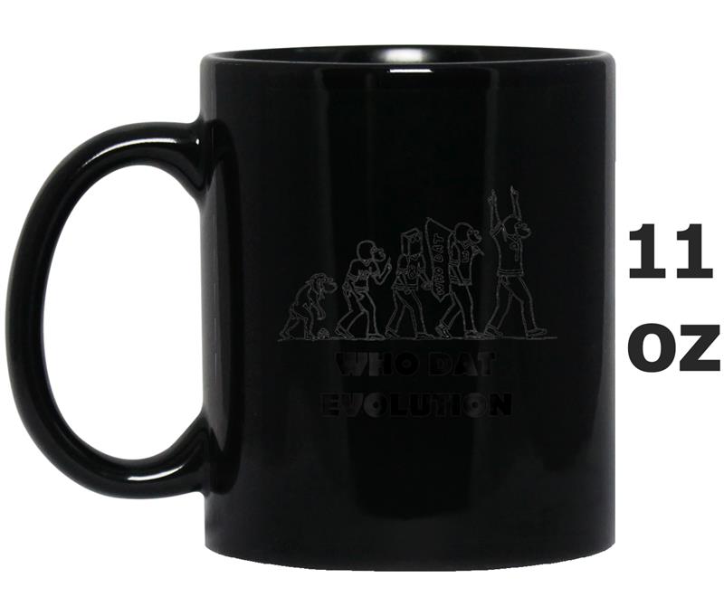 Who Dat Evolution Mug OZ