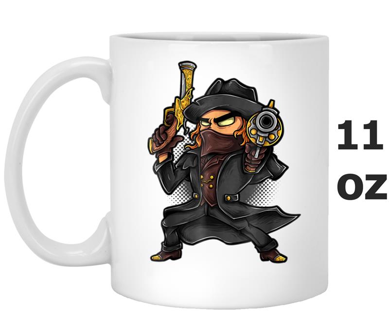 Wild West Bandit Character Mug OZ