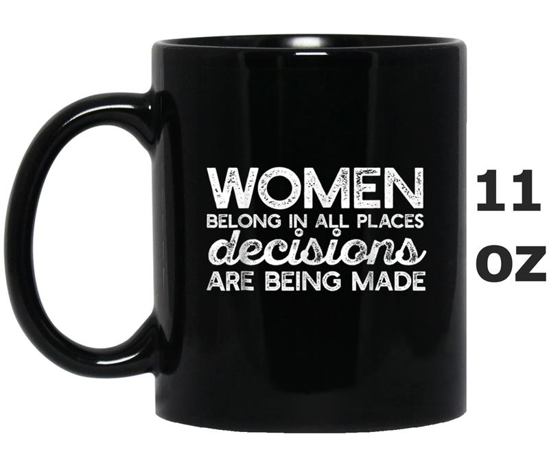 WOMEN BELONG RBG Ruth Bader Ginsburg Feminist Quote Mug OZ