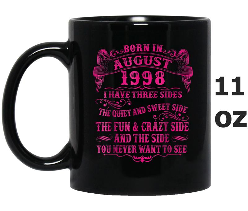 Women's Born In August 1998 Birthday Gift Funny Mug OZ