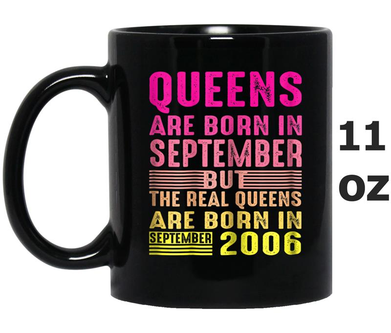Womens September 2006 Retro Vintage 12th Birthday  Decorations Mug OZ