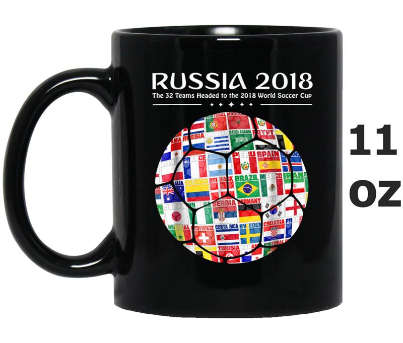 World Soccer Cup 2018  Russia 2018 Jersey Mug OZ