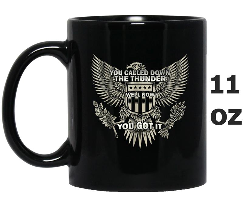 You Call Down The Thunder, Now You Got It Tombstone Mug OZ