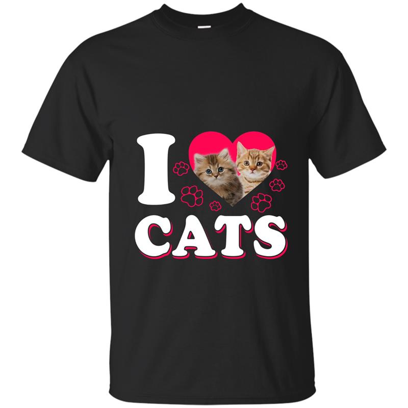 _I love Cats_ Cute Cat T-Shirt-ANZ T-shirt-mt