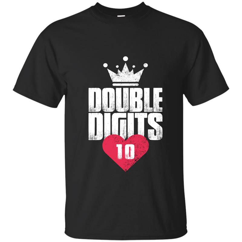 10th Bday Gift for Girl, Girls Double Digits Birthday Shirt T-shirt-mt