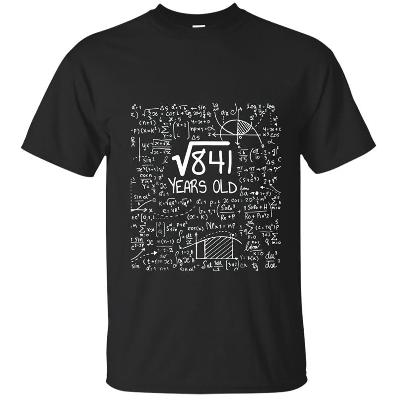 29th Birthday T Shirt Square Root of 841 29 Years Old T-shirt-mt