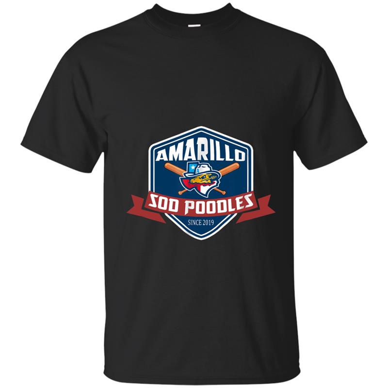 Amarillo Sod Poodles T Shirt New Baseball Team-azv T-shirt-mt