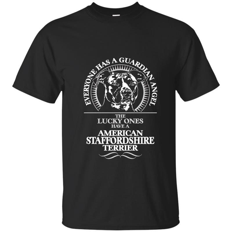 AMERICAN STAFFORDSHIRE GUARDIAN ANGEL dog TEE Shirt T-Shirt-PL T-shirt-mt