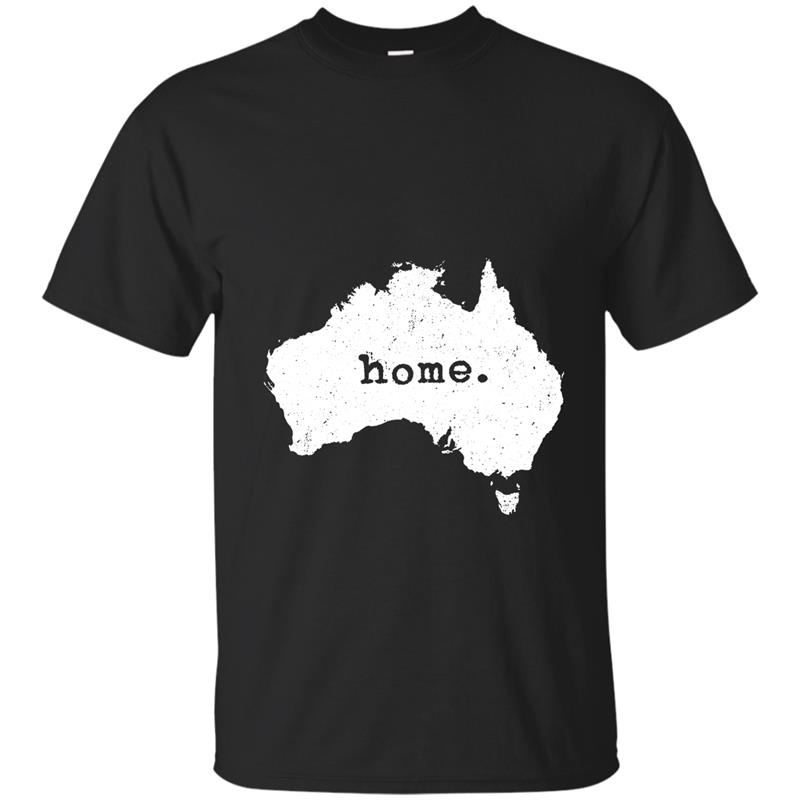 Australia Home Map Flag Funny T-shirts for Australian Gift-ANZ T-shirt-mt