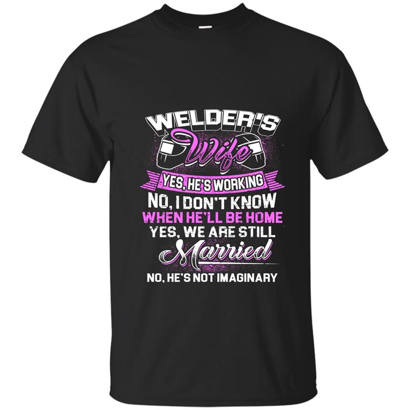 BeeTee- My Welder Husband Is Not Imaginary T-Shirt-FL T-shirt-mt