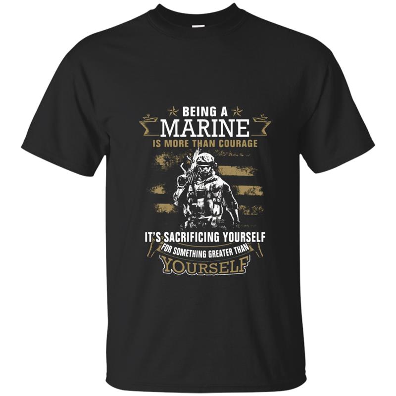 Being A Marine T-Shirt Men Anvil T-shirt-mt
