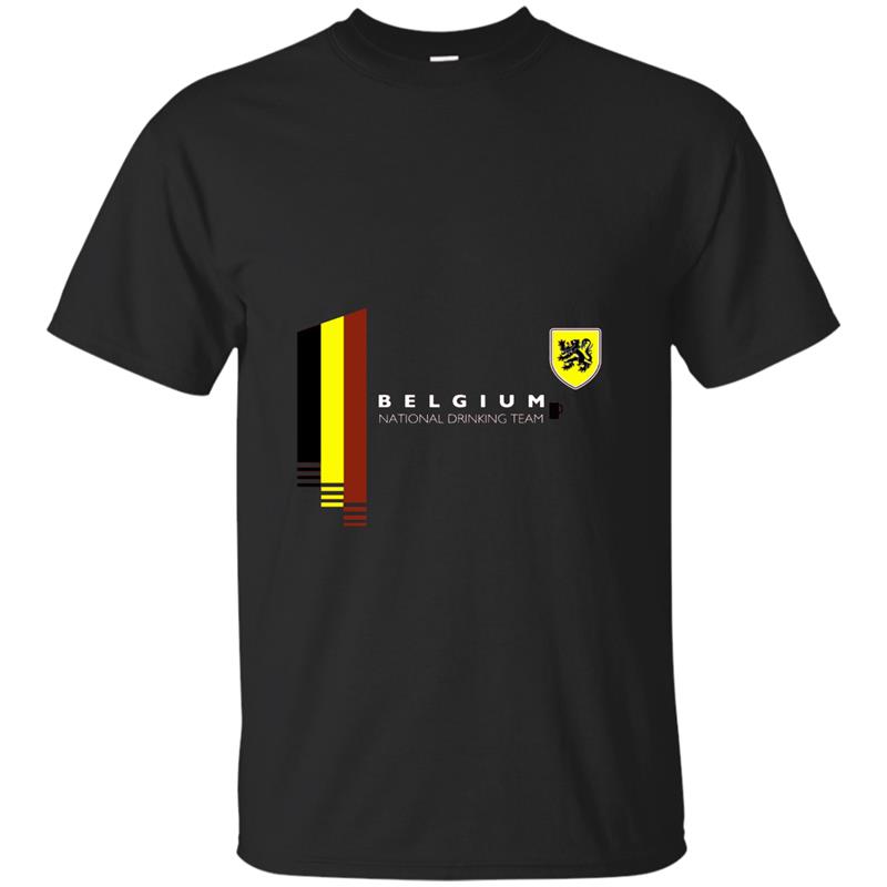 Belgium National Drinking Team Belgian Beer Pride T-shirt T-shirt-mt