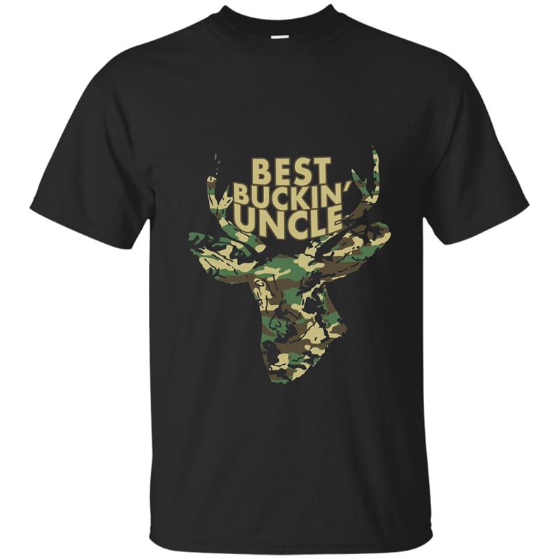 Best Buckin_ Uncle T-Shirt DeerBuck Hunter Tee Gift Idea-ANZ T-shirt-mt