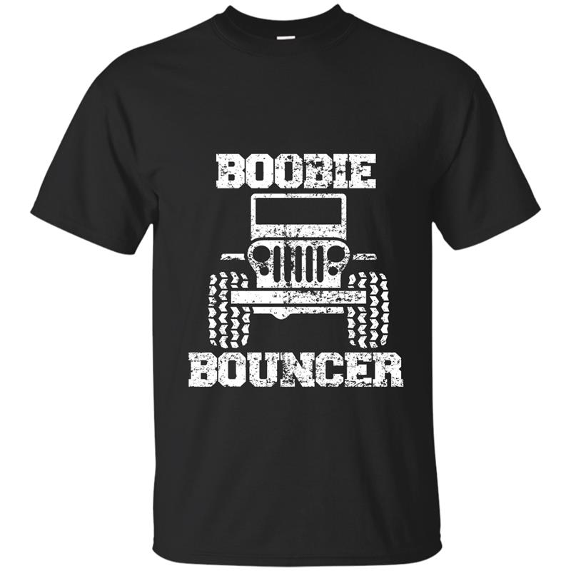 Boobie Bouncer Funny Girls Jeep Hair Don_t Care Cute T-Shirt-CL T-shirt-mt