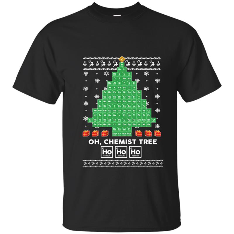 Chemistry Christmas Shirt Ho Ho Ho Holmium Xmas Pun TShirt-ANZ T-shirt-mt