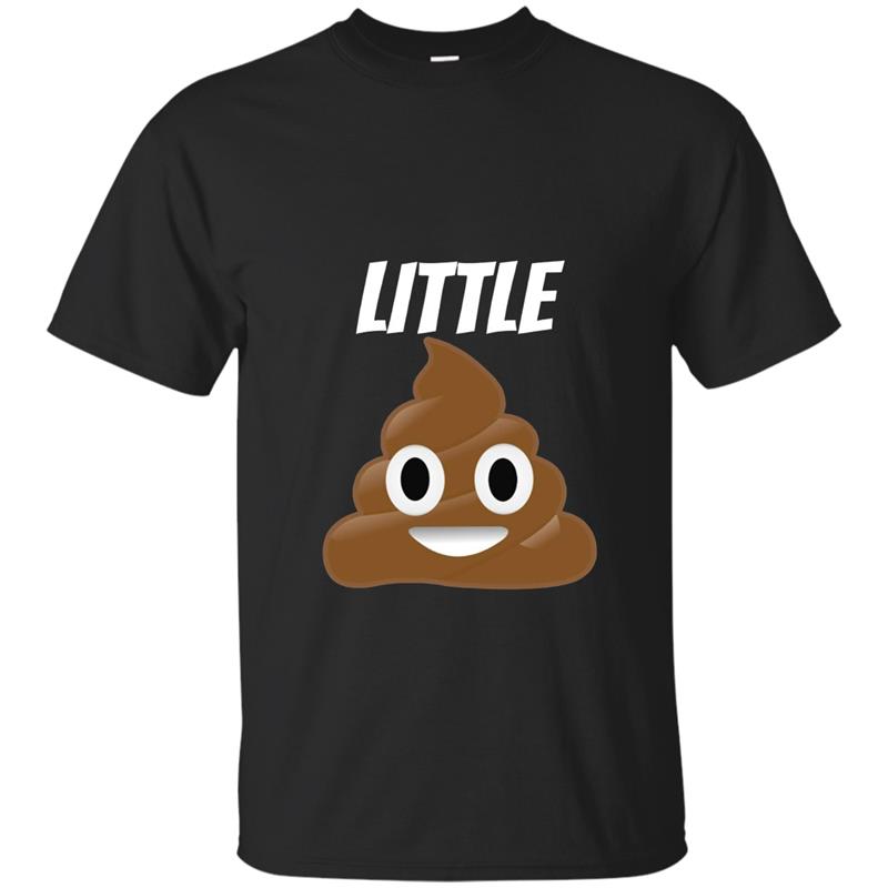 Emoji T Shirt Little Sht Poop Emoji Funny Shirt T-shirt-mt