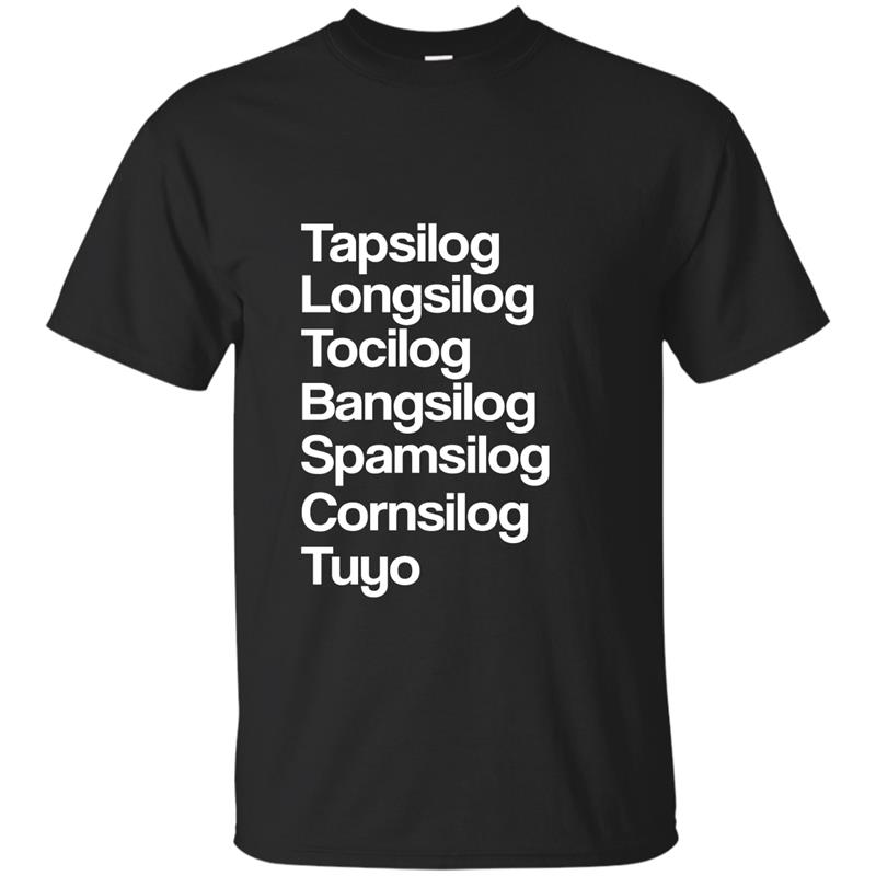 Filipino Food t-shirt Pinoy Food Tee Breakfast food T-shirt-mt