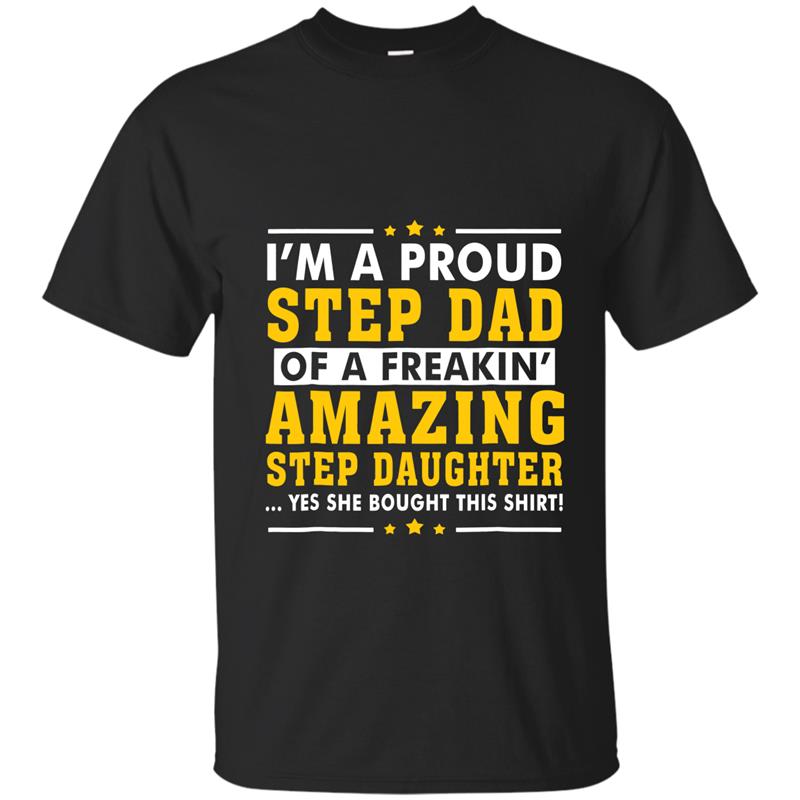 Funny Step Dad Shirt Fathers Day T Step Daughter Stepdad T Shirt Mt Mugartshop