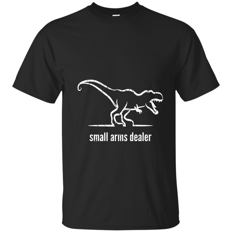 Funny T Rex Dinosaur Small Arms Dealer T Shirt-PL T-shirt-mt – Mugartshop