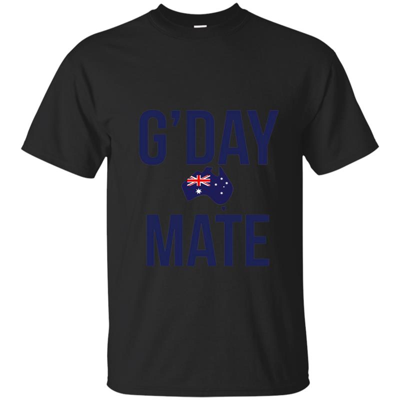 GDay Mate Tee Down Under Australia T-Shirt - Aussie Tee T-shirt-mt