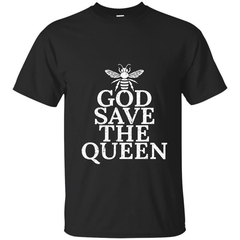 God Save The Queen Bee Keeper Clothing Bee Keeper Gifts-RT T-shirt-mt