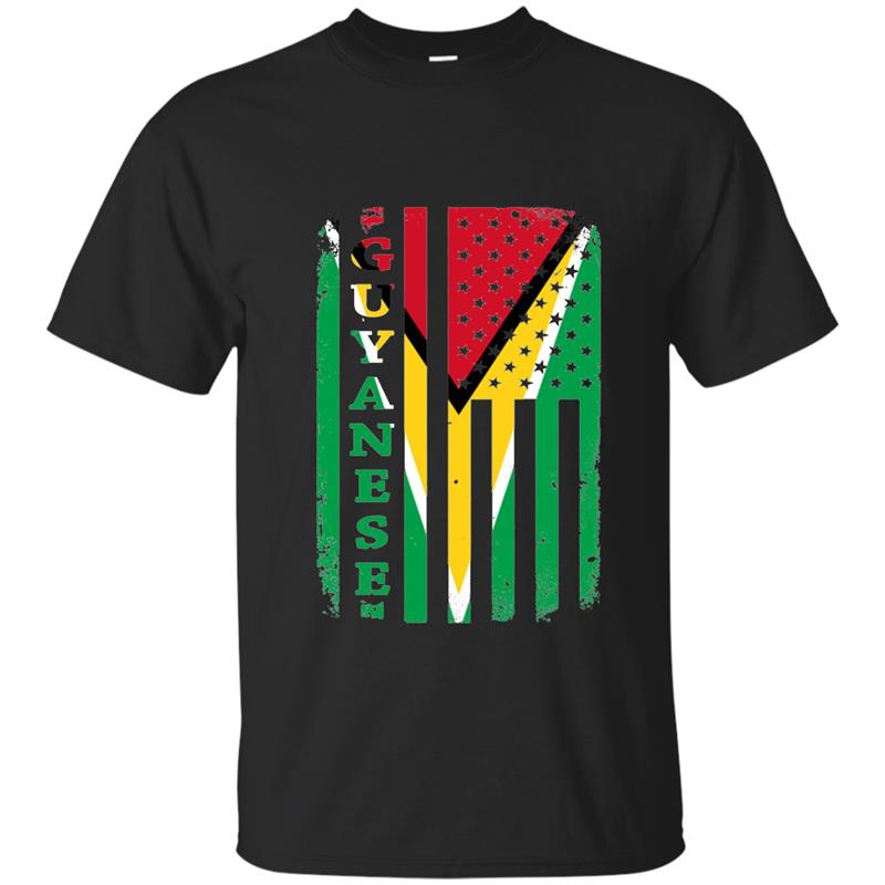 Guyana flag awesome shirt T-shirt-mt