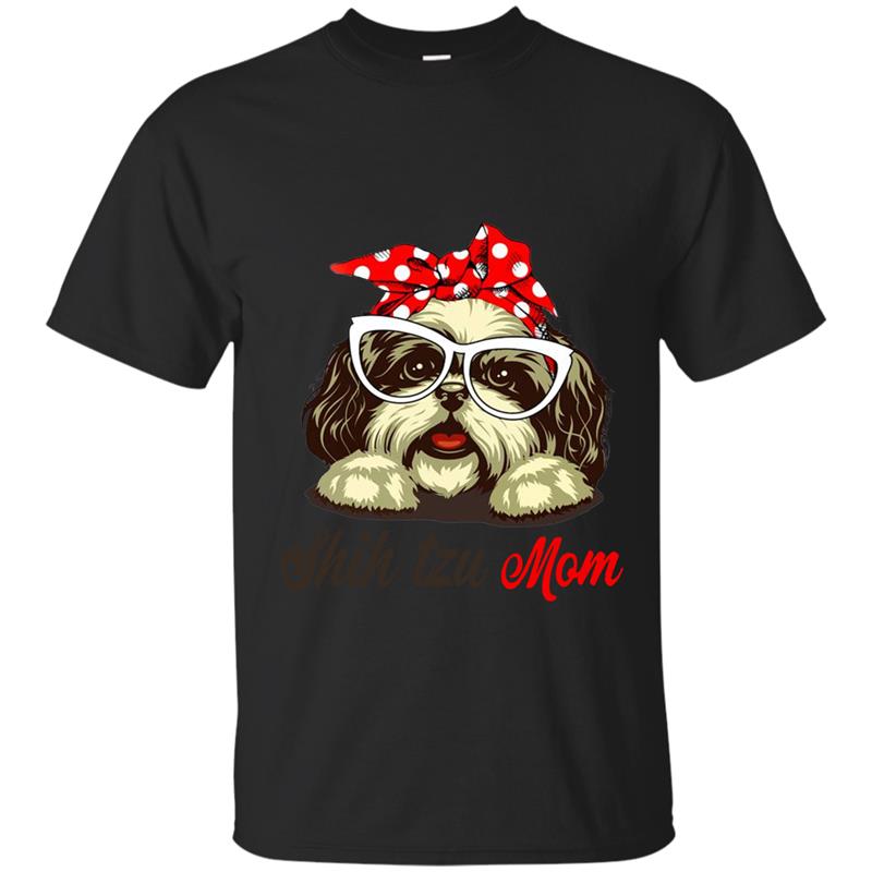 hih Tzu Mom T-Shirt Gift For Women T-shirt-mt