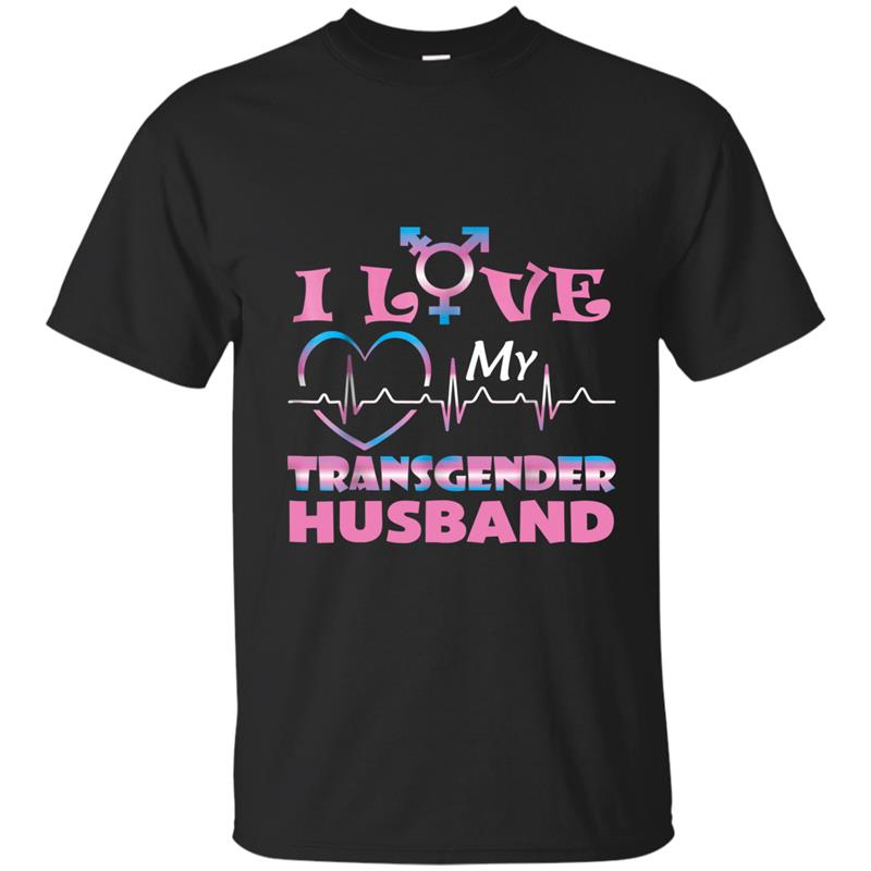 I love my Transgender Husband LGBT Pride Hoodie-mt T-shirt-mt