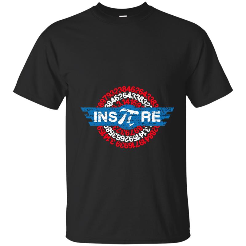 insPIre Pi Superhero Shield Math Teacher, Geek _ Nerd Shirt T-shirt-mt