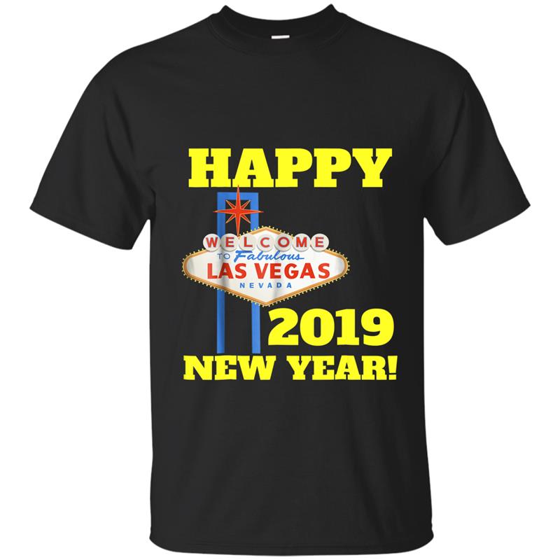 Las Vegas New Years 2019 Shirt, Happy New Year Vegas 2019-azv T-shirt-mt