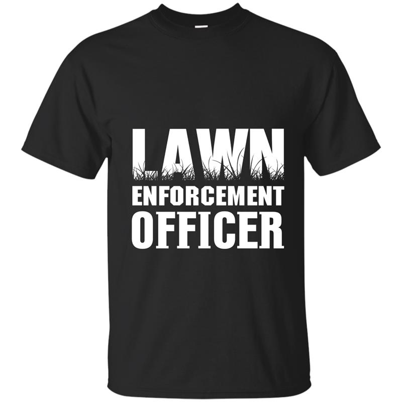 Lawn Enforcement Officer - Funny Mowing T-Shirt-TH T-shirt-mt