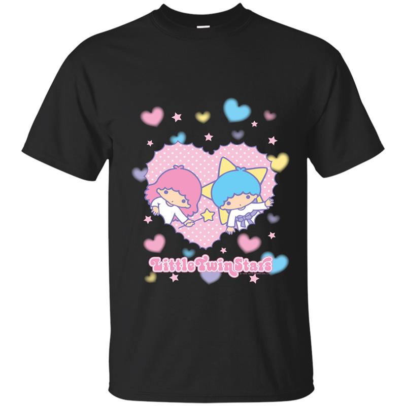  Little Twin Stars Retro Logo Valentine Tee T-shirt-mt