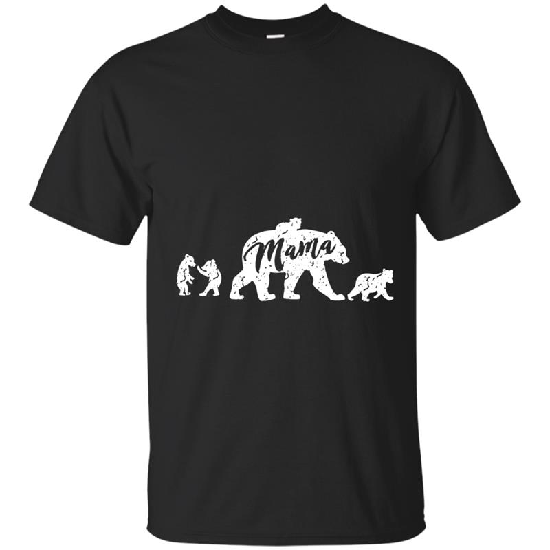 Mama Bear with Four Cubs mom t shirt Mothers Day Shirts for T-shirt-mt