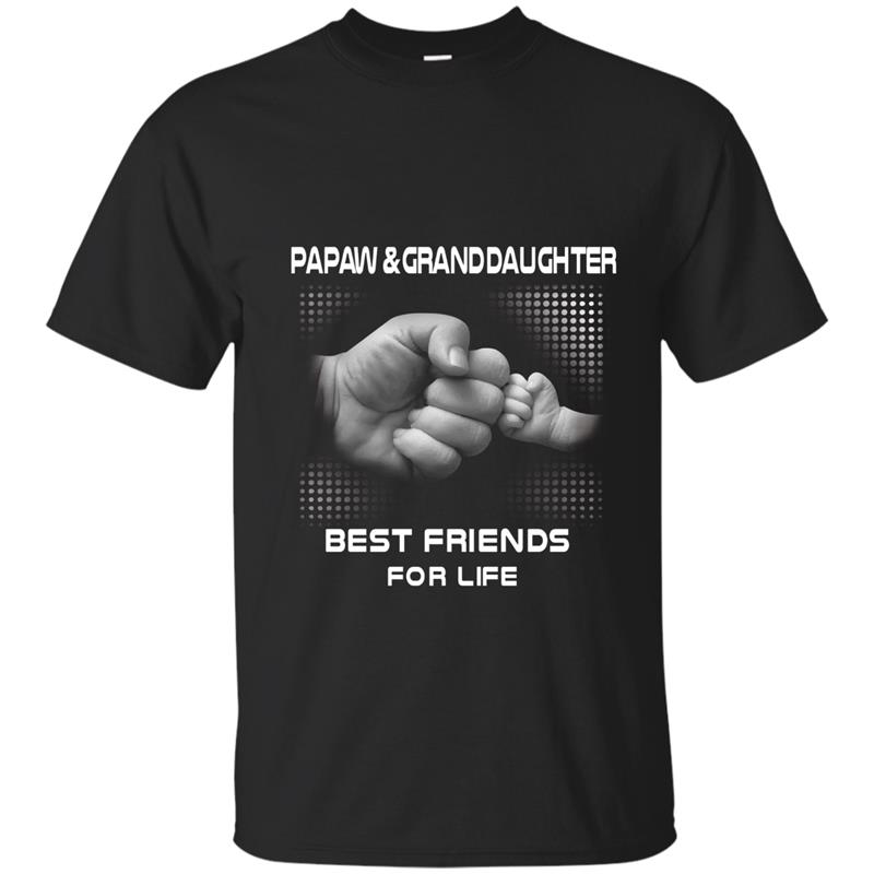 Men_s Papaw Granddaughter Best Friends For Life TShirt Father_s Da T-shirt-mt