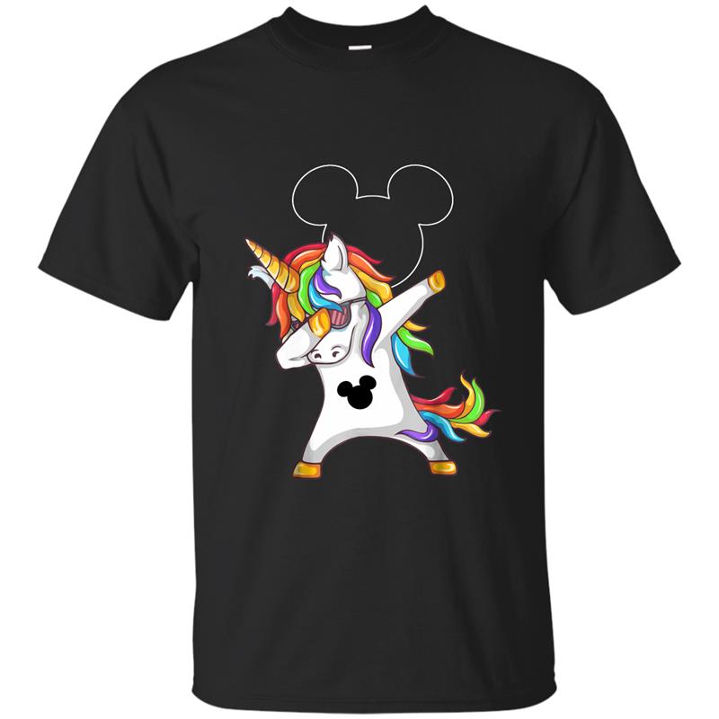 Mickey Unicorn Dabbing shirt Men T-shirt-mt