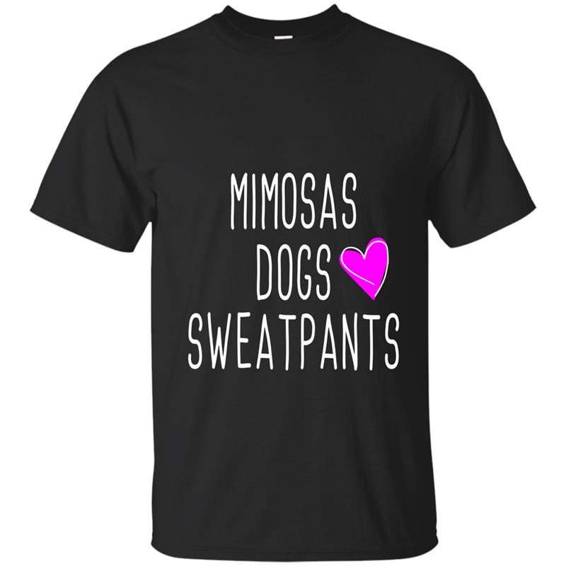 Mimosas Dogs Sweatpants shirt cute dog lovers sweatshirt-mt T-shirt-mt