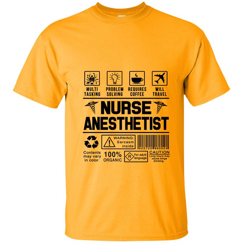 Multi Tasking Nurse Anesthetist CRNA T-Shirt - Nursing Gifts-ANZ T-shirt-mt